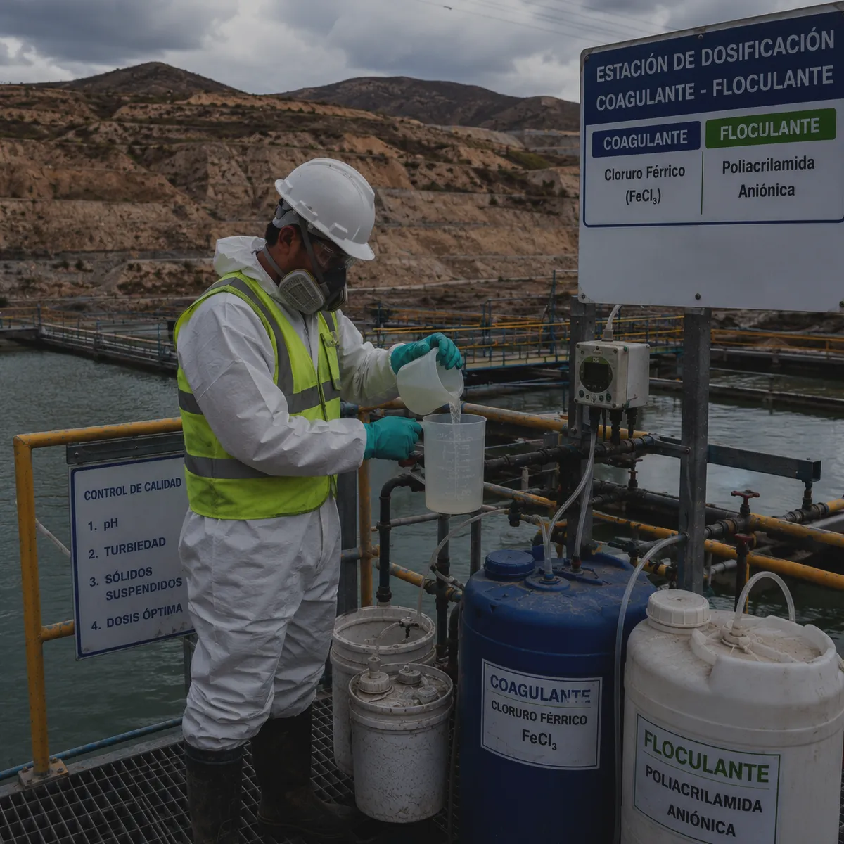 Flocculants and coagulants used in mineral processing